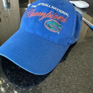 Gator Blue Football National Champions Hat
